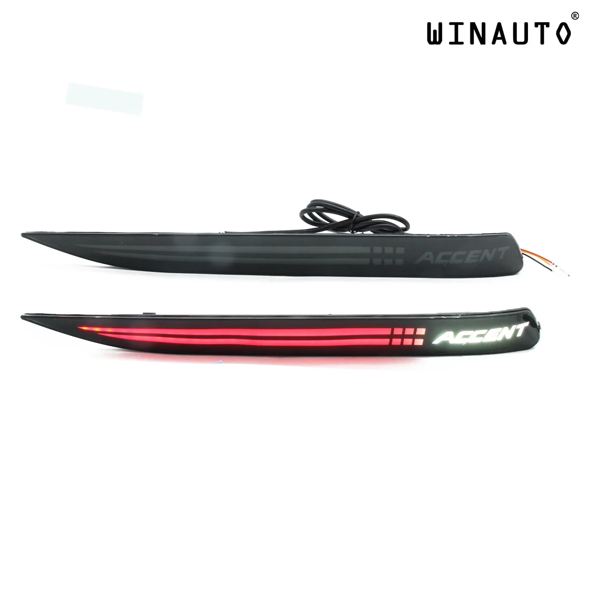 Suitable for Accent 2022 LED rear bar light modification brake light steering 3 functions
Suitable for Accent 2022 LED rear bar light modification brake light steering 3 functions