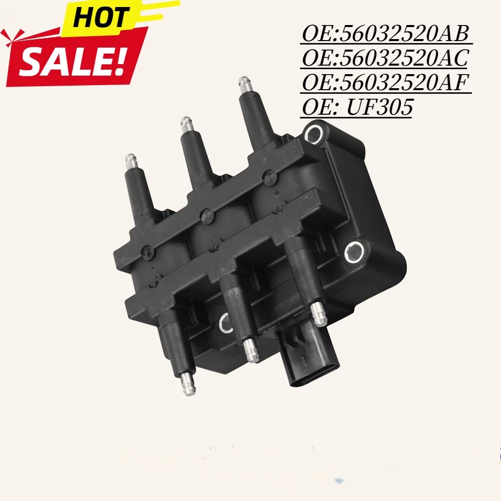 OE 56029098AA 56032520 56032520AB 56032520AC UF412 UF305 5C1103 50092 5C1432 CLS1177 CUF305 C1138 C1442 E892 Engine IgnitionCoil
OE 56029098AA 56032520 56032520AB 56032520AC UF412 UF305 5C1103 50092 5C1432 CLS1177 CUF305 C1138 C1442 E892 Engine IgnitionCoil