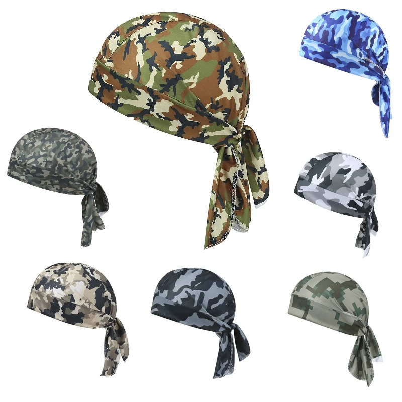 New Camouflage Headband Bandana Handkerchief Head Man Pirate Hat Cycling Hood Sun Protection Sports Breathable Printed Headscarf
New Camouflage Headband Bandana Handkerchief Head Man Pirate Hat Cycling Hood Sun Protection Sports Breathable Printed Headscarf
