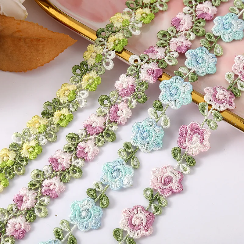 30Yards Polyester Embroidery Necklace Lace Trimming Flowers Lace Trim Fabric Ribbon for Curtain Dress Clothes 2cm Wide
30Yards Polyester Embroidery Necklace Lace Trimming Flowers Lace Trim Fabric Ribbon for Curtain Dress Clothes 2cm Wide