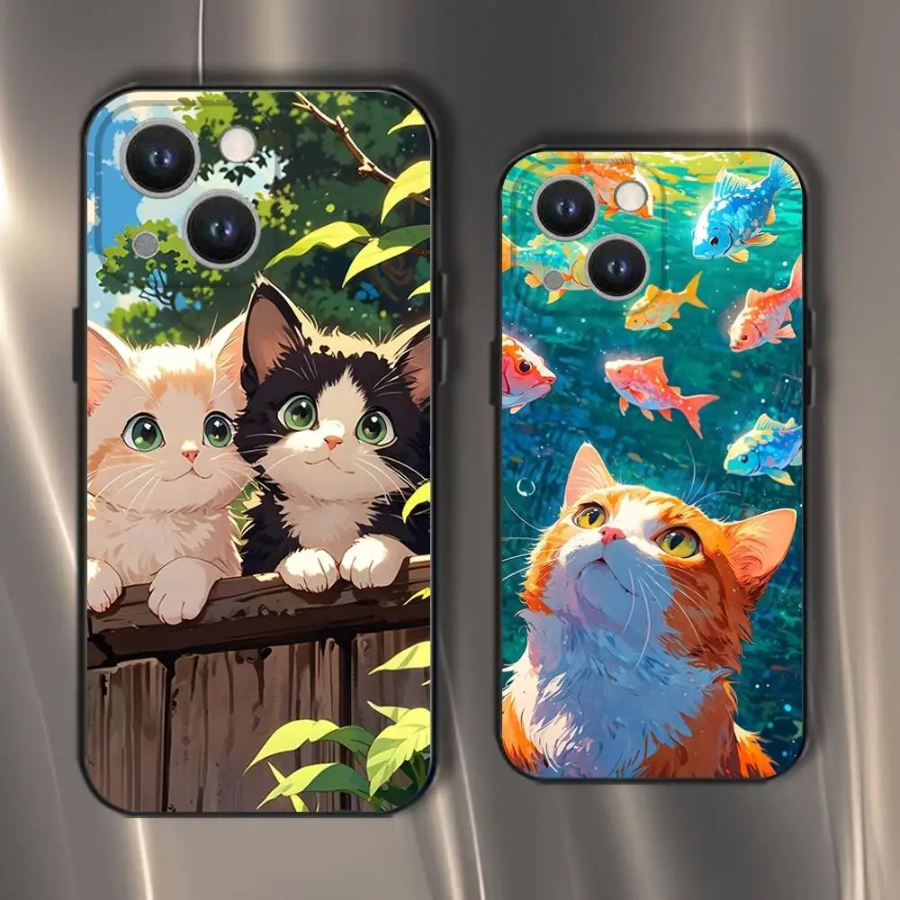Anime Landscape Painting Cute Cat Phone Case For iPhone 17,16,15,14,13,12,11,Pro,Max,Plus Black Soft Cover
Anime Landscape Painting Cute Cat Phone Case For iPhone 17,16,15,14,13,12,11,Pro,Max,Plus Black Soft Cover