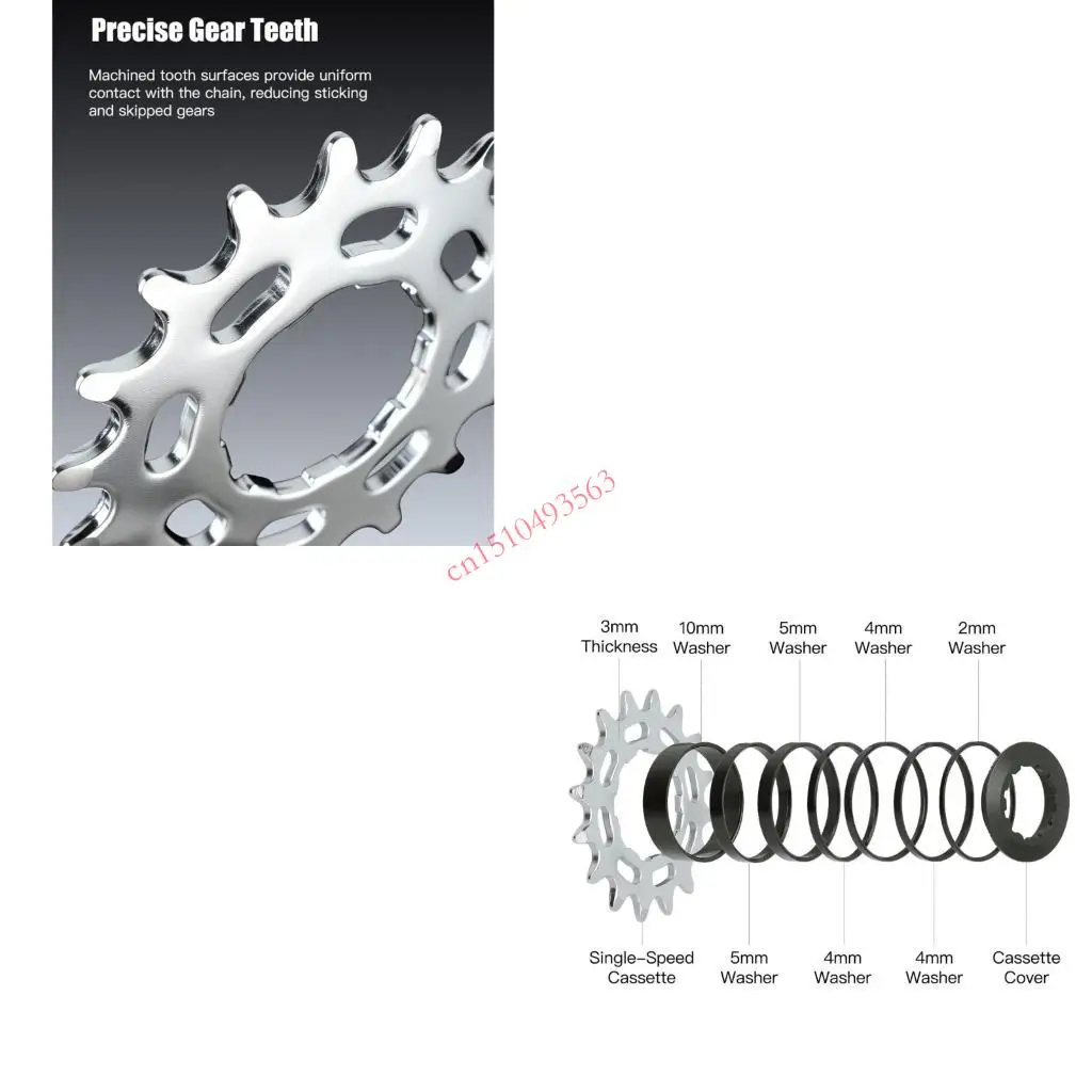 Single Speed Conversion Kits for Mountain Bikes and Road Bikes, Aluminum Alloy 448C
Single Speed Conversion Kits for Mountain Bikes and Road Bikes, Aluminum Alloy 448C