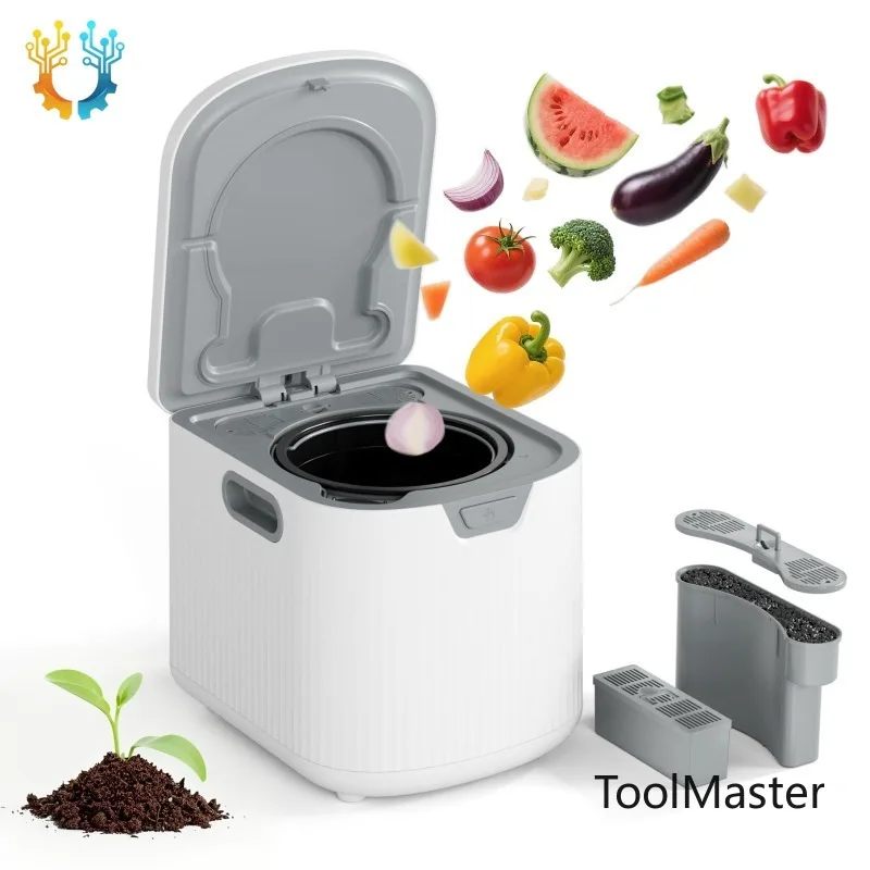 【2026】2.5L Odor-Free Indoor Compost Bin Countertop Smart Compost Bin Auto-Cleaning Smart Electric Kitchen Composter Machine
【2026】2.5L Odor-Free Indoor Compost Bin Countertop Smart Compost Bin Auto-Cleaning Smart Electric Kitchen Composter Machine