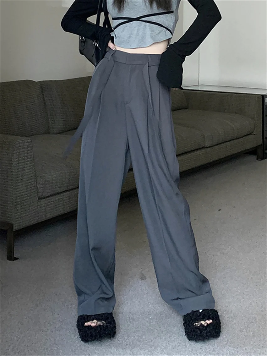 Alien Kitty All Match Pants Women Chic Drawstring Summer Minimalist New Loose Slim 2023 Pockets Office Lady Daily Work Wear
Alien Kitty All Match Pants Women Chic Drawstring Summer Minimalist New Loose Slim 2023 Pockets Office Lady Daily Work Wear
