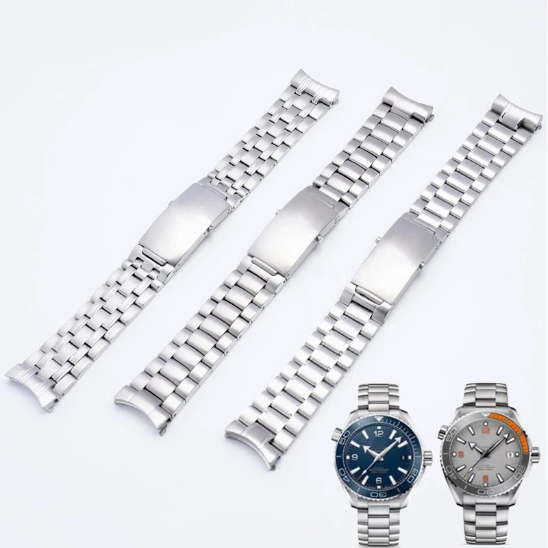 Высококачественные ремешки для часов из нержавеющей стали 316L серебристого цвета для Omega Seamaster Speedmaster Planet Ocean, 18 мм, 20 мм, 22 мм.
Высококачественные ремешки для часов из нержавеющей стали 316L серебристого цвета для Omega Seamaster Speedmaster Planet Ocean, 18 мм, 20 мм, 22 мм.