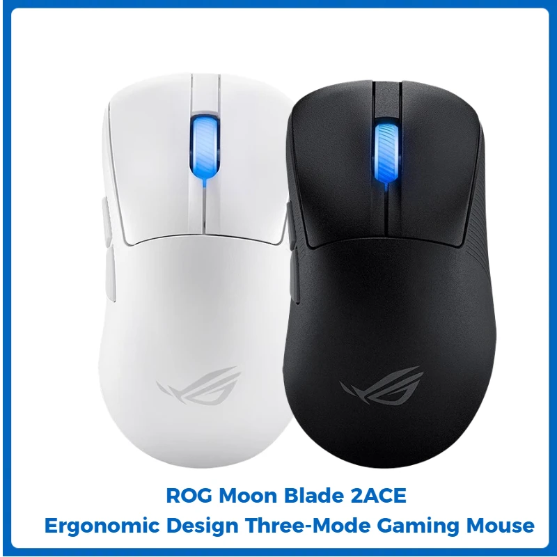 ROG Moon Blade2 ACE Tri-mode Connection Lightweight Gaming Mouse 42000DPI 750IPS 8K Return Rate Battery life of 106h Ergonomic
ROG Moon Blade2 ACE Tri-mode Connection Lightweight Gaming Mouse 42000DPI 750IPS 8K Return Rate Battery life of 106h Ergonomic