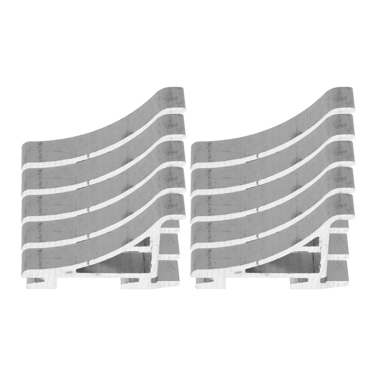 10pcs Freezer Shelf Clips Refrigerator Bracket Spacers Aluminum Large Hooks Fridge ganization Space Usage Metal
10pcs Freezer Shelf Clips Refrigerator Bracket Spacers Aluminum Large Hooks Fridge ganization Space Usage Metal