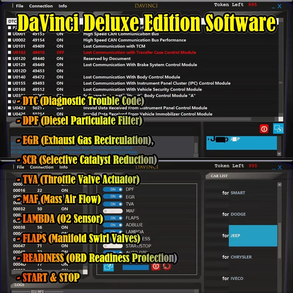 Edycja Davinci Deluxe 2025 года работает для диагностики и исправления современных систем защиты от загрязнений, высококачественный инструмент для автоматического программного обеспечения
Edycja Davinci Deluxe 2025 года работает для диагностики и исправления современных систем защиты от загрязнений, высококачественный инструмент для автоматического программного обеспечения