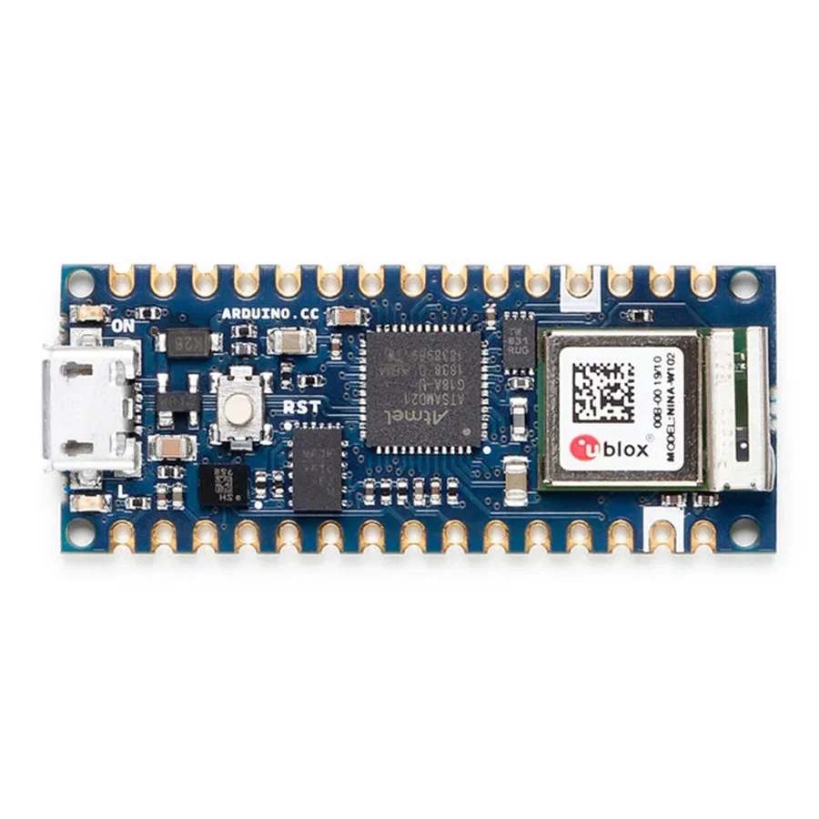 Original Development board Modules for SAMD21 ARM MCU Ar-duino Nano 33 IoT ABX00027 Board Compatible kit
Original Development board Modules for SAMD21 ARM MCU Ar-duino Nano 33 IoT ABX00027 Board Compatible kit