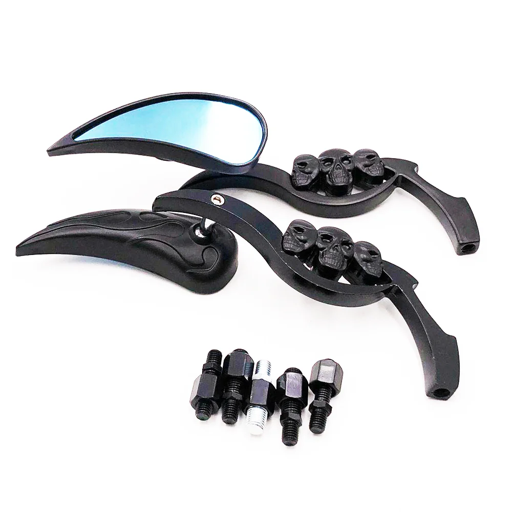 Motorcycle rearview mirror modification accessories, rearview mirror flame ghost pole
Motorcycle rearview mirror modification accessories, rearview mirror flame ghost pole
