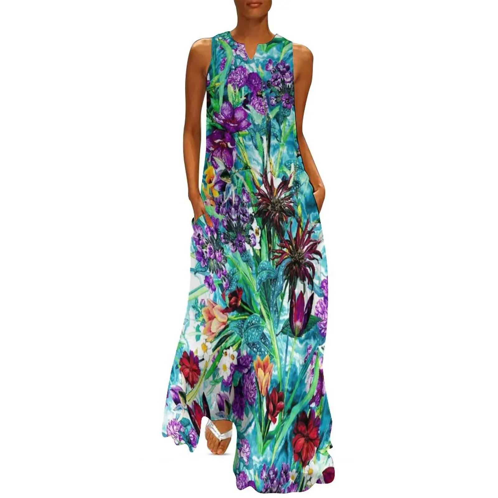Floral Jungle Long Dress womans clothing elegant dresses for women luxury dresses
Floral Jungle Long Dress womans clothing elegant dresses for women luxury dresses