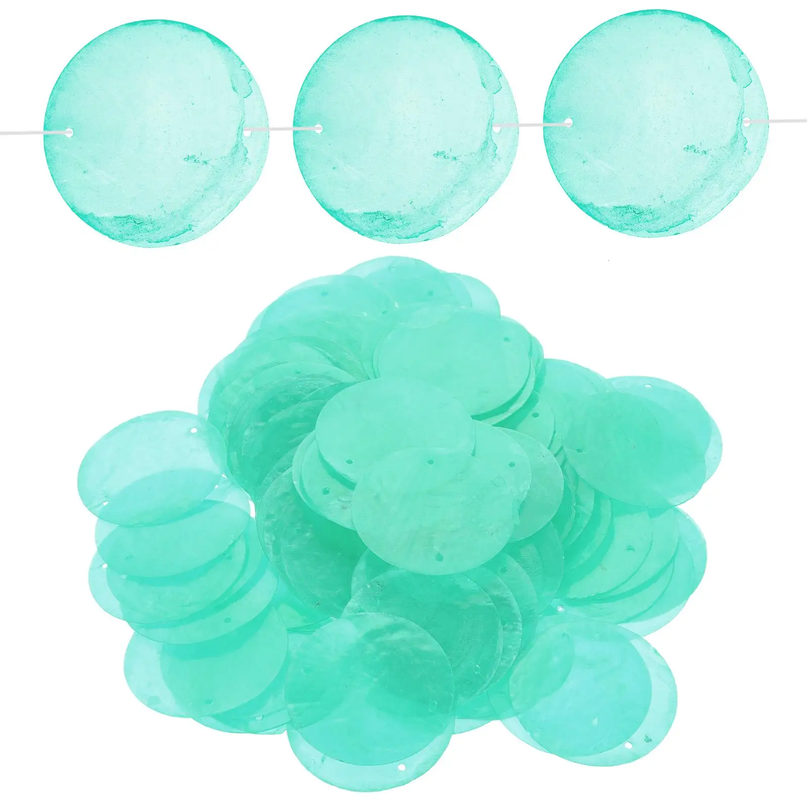 100pcs 5cm Double Hole Shell Pieces Smooth DIY Accessories Blue Decorative Shells Pendant Jewelry Wind Chime Dream Catcher
100pcs 5cm Double Hole Shell Pieces Smooth DIY Accessories Blue Decorative Shells Pendant Jewelry Wind Chime Dream Catcher