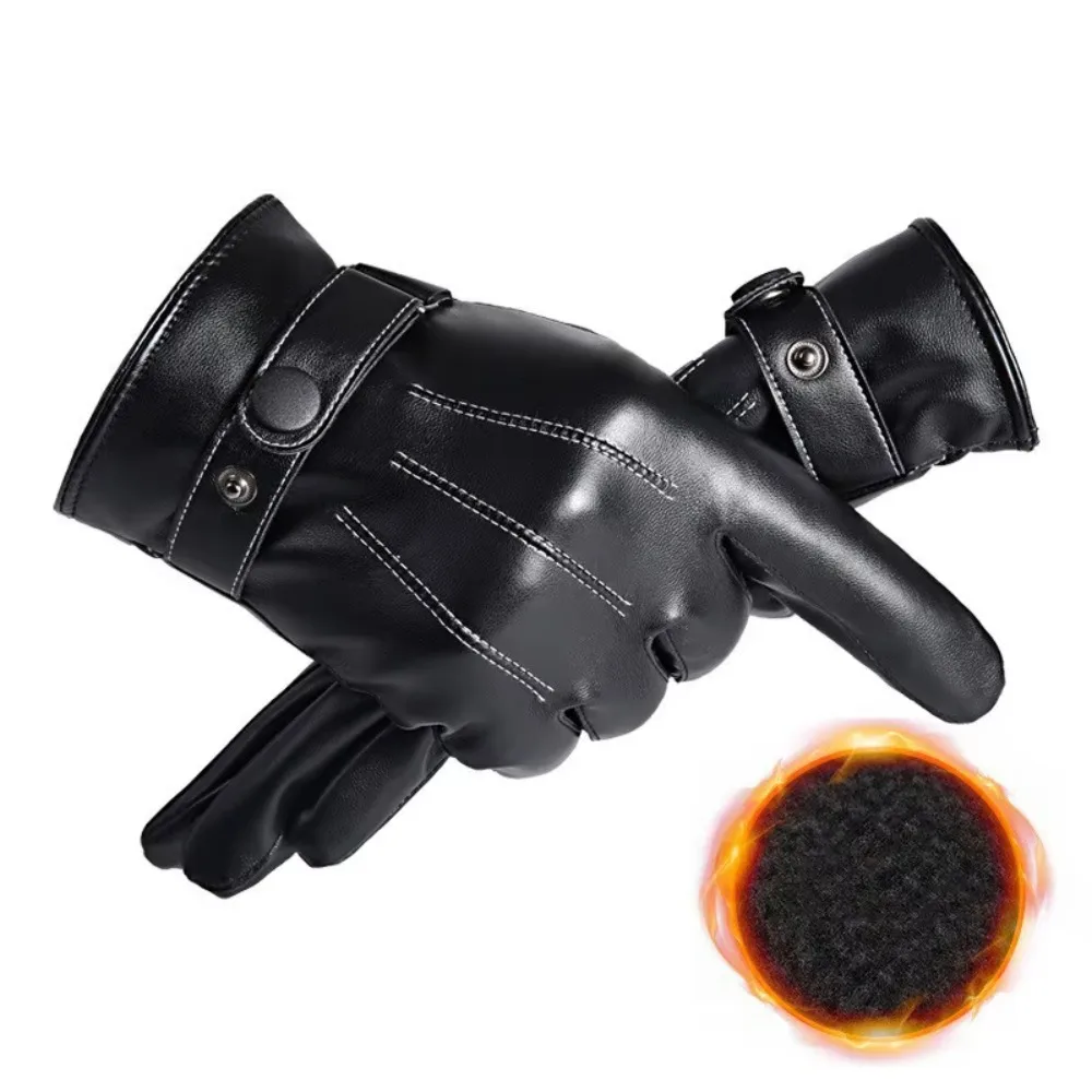 High Quality Black Leather Gloves Non-Slip Warm Touch Screen Gloves Full Finge Waterproof Full Finger Gloves Men
High Quality Black Leather Gloves Non-Slip Warm Touch Screen Gloves Full Finge Waterproof Full Finger Gloves Men