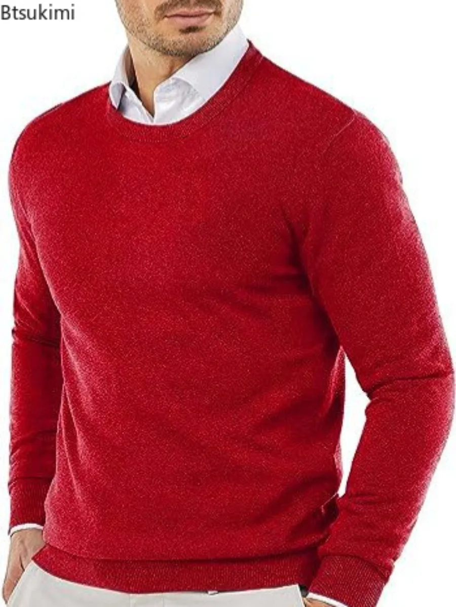 Autumn Winter Men's O-neck Knitted Sweaters Slim Lightweight Sweatshirts Casual All-match Pullovers Fashion Long Sleeve Sweaters
Autumn Winter Men's O-neck Knitted Sweaters Slim Lightweight Sweatshirts Casual All-match Pullovers Fashion Long Sleeve Sweaters