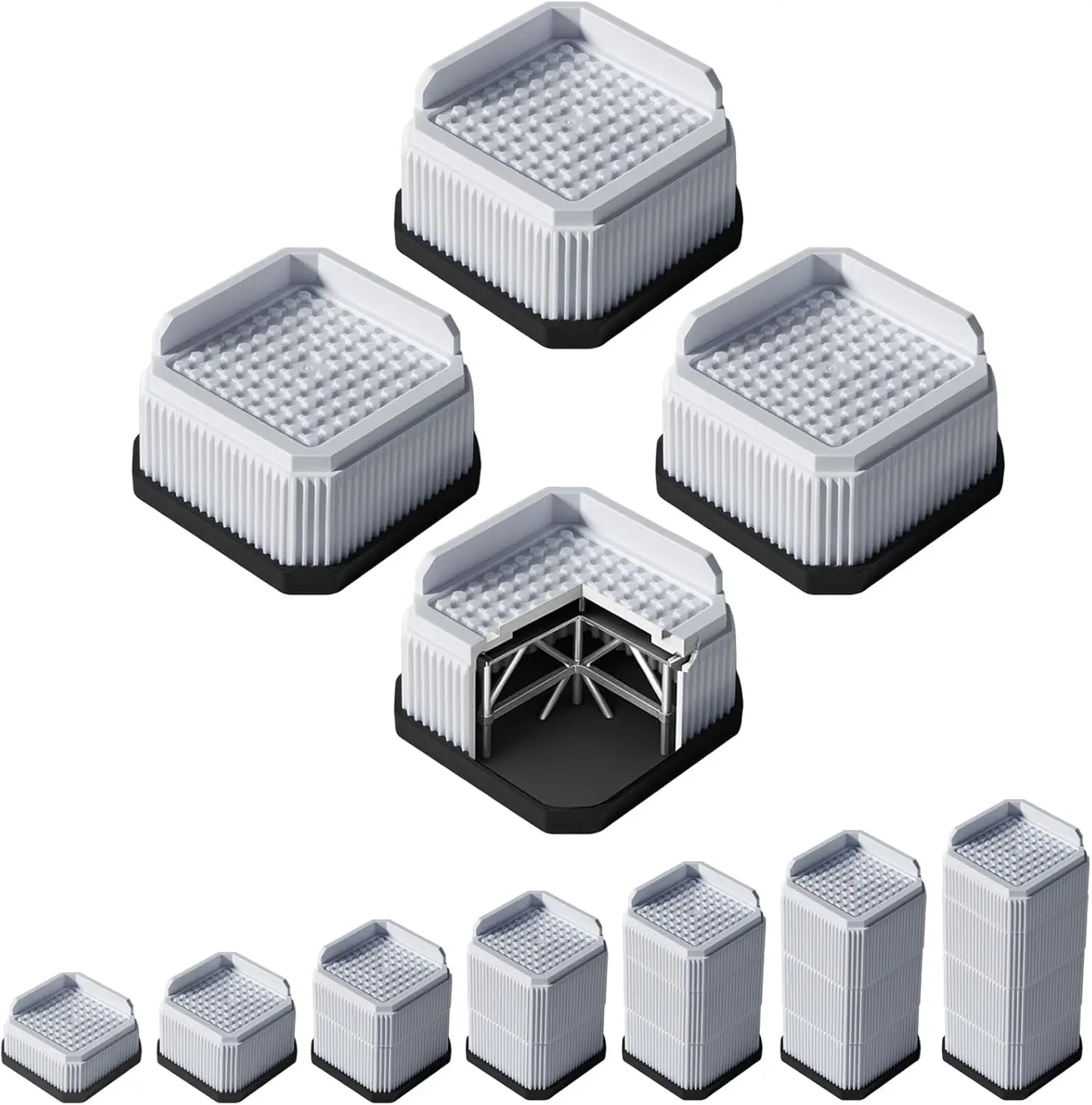 Heavy Duty Sofa Risers 1 Inch, Industrial-Grade Desk Raise Blocks for Couch, Table, Bed, Refrigerator, Washing Machine – Anti-Sl
Heavy Duty Sofa Risers 1 Inch, Industrial-Grade Desk Raise Blocks for Couch, Table, Bed, Refrigerator, Washing Machine – Anti-Sl