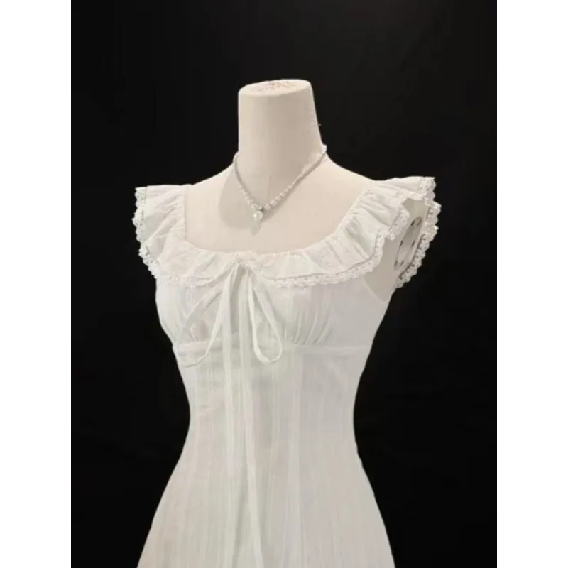 French Sailor Collar Sweet One Piece Dress Summer College Style Sleeveless Dresses Korea Fashion Design Bow Girl Outfits
French Sailor Collar Sweet One Piece Dress Summer College Style Sleeveless Dresses Korea Fashion Design Bow Girl Outfits