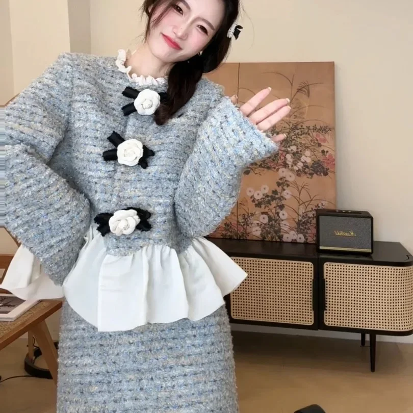 2024 New Autumn and Winter High-end Advanced Designed Elegant Style Niche French Retro Daily Two Piece Sets Women's Outifits
2024 New Autumn and Winter High-end Advanced Designed Elegant Style Niche French Retro Daily Two Piece Sets Women's Outifits