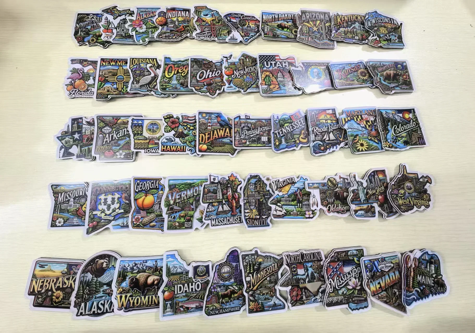 50pcs/srt US 50 States Acrylic Fridge Magnets Elected Special-shaped Collectibles Fan Gift Home Decoration
50pcs/srt US 50 States Acrylic Fridge Magnets Elected Special-shaped Collectibles Fan Gift Home Decoration
