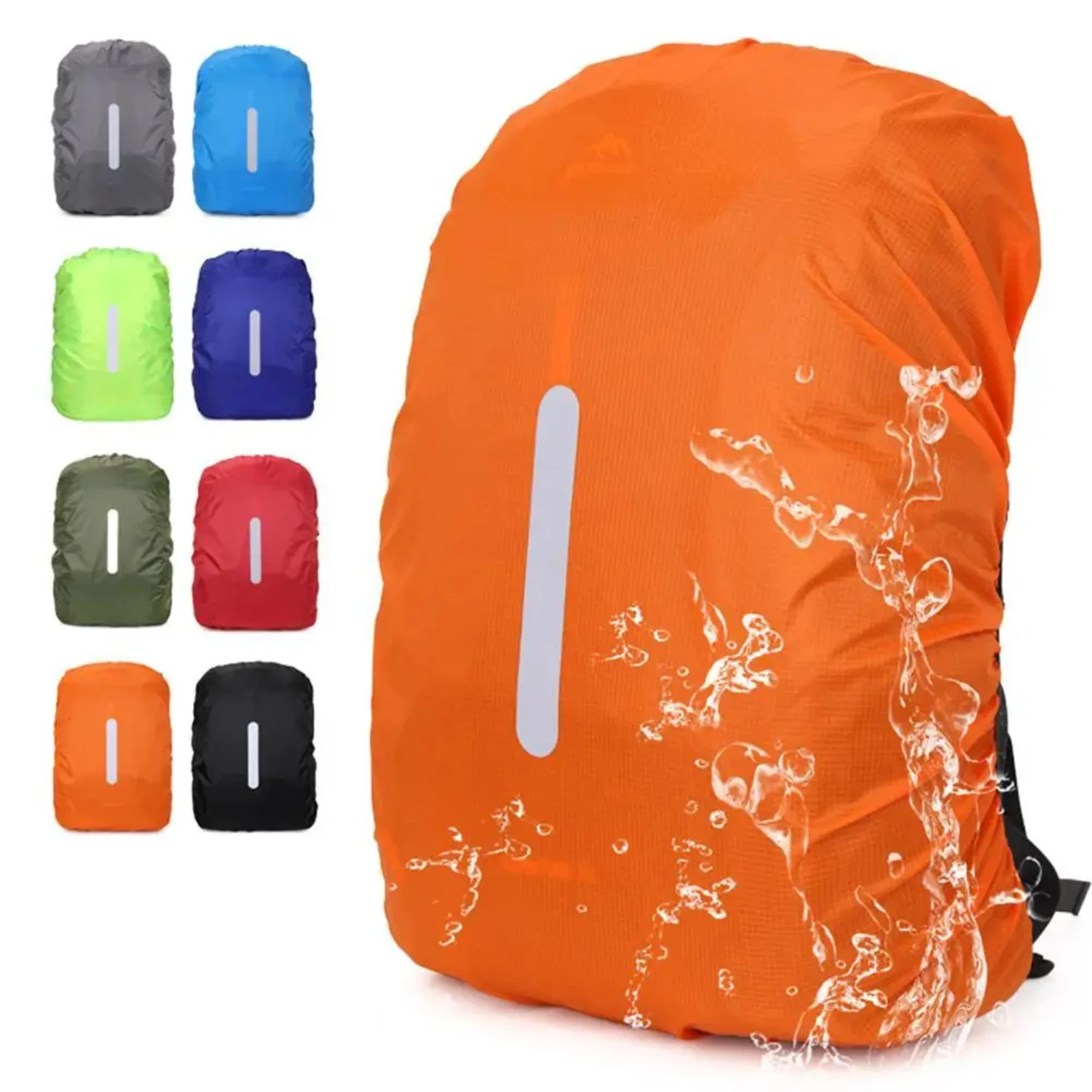 Outdoor Backpack Rain Covers Portable Ultralight Reflective Strip Design Backpacking Hiking Camping Traveling Cycling
Outdoor Backpack Rain Covers Portable Ultralight Reflective Strip Design Backpacking Hiking Camping Traveling Cycling