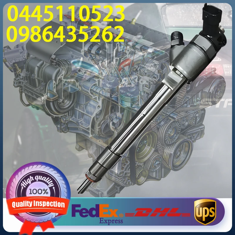 0445110523 0986435262 35062015F Common Rail Fuel Injector For VM Motori Maserati Ghibli 3.0 D Engine
0445110523 0986435262 35062015F Common Rail Fuel Injector For VM Motori Maserati Ghibli 3.0 D Engine