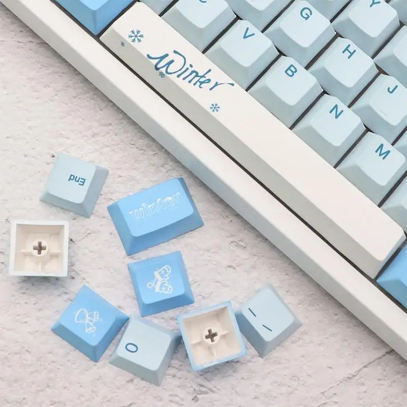 T8WC Winter SnowKeycap PBT Standard Dye Sublimation Process Keycap 136Keys Cherry 6.25U Space for Mechanical Keyboard
T8WC Winter SnowKeycap PBT Standard Dye Sublimation Process Keycap 136Keys Cherry 6.25U Space for Mechanical Keyboard