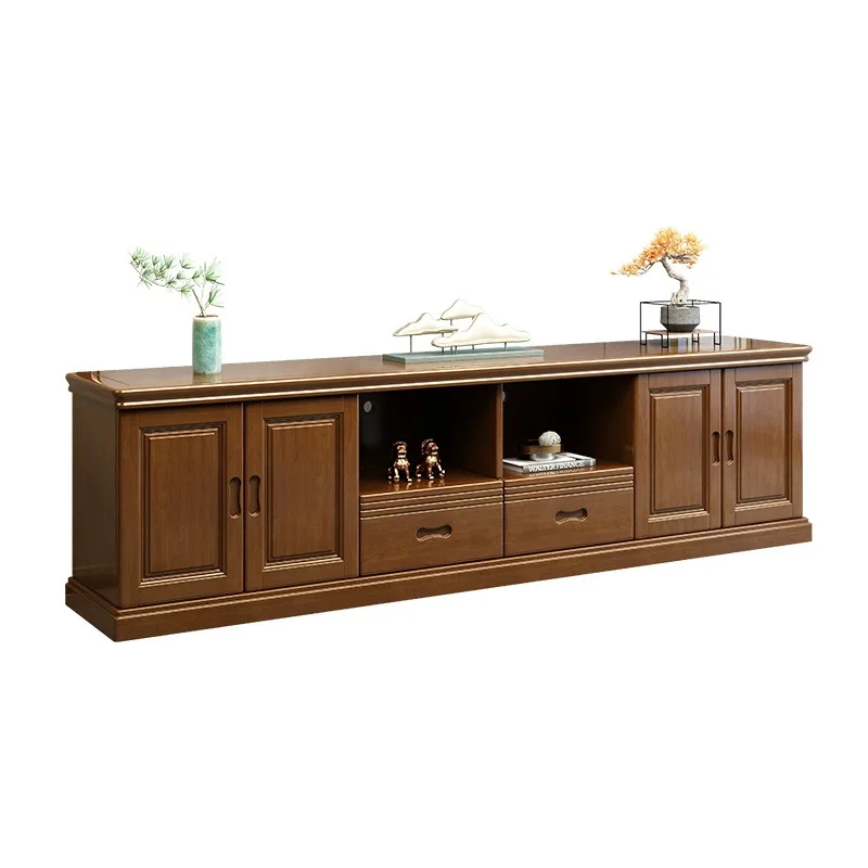 Chinese solid wood TV cabinet living room plus high and low storage storage small apartment cabinet
Chinese solid wood TV cabinet living room plus high and low storage storage small apartment cabinet