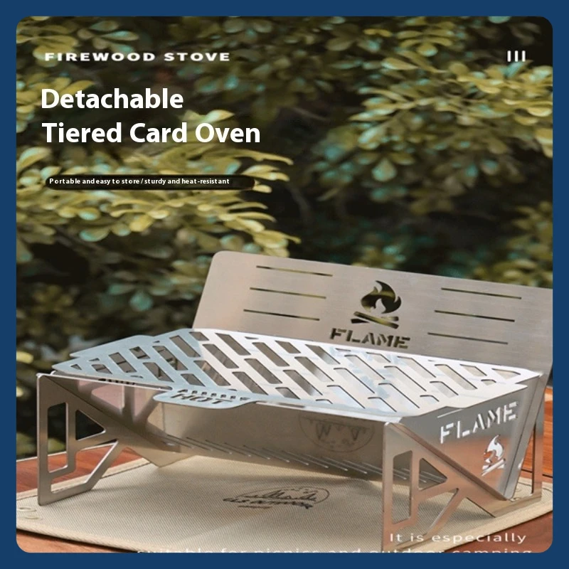Уличная съемная печь для барбекю, сверхлегкая походная печь с подогревом карт, многофункциональная печь для дров из нержавеющей стали
Уличная съемная печь для барбекю, сверхлегкая походная печь с подогревом карт, многофункциональная печь для дров из нержавеющей стали