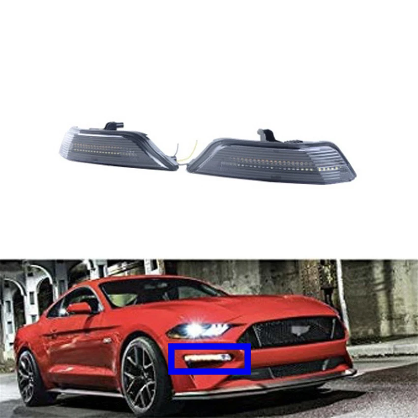 Modified LED Front Turn Signal Light For Ford Mustang 2015-2017 Daytime Running Light Signal Indicator Light Bumper Lamp LED DRL
Modified LED Front Turn Signal Light For Ford Mustang 2015-2017 Daytime Running Light Signal Indicator Light Bumper Lamp LED DRL