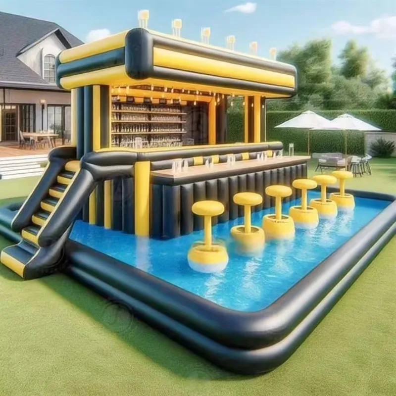 Настраиваемый ПВХ открытый надувной бассейн-бар палатка на заднем дворе вечерние водный бар плавание новый дизайн входит ремонт
Настраиваемый ПВХ открытый надувной бассейн-бар палатка на заднем дворе вечерние водный бар плавание новый дизайн входит ремонт