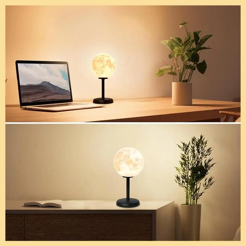 GOOD-3D Moon Lamp Прикроватная настольная лампа для спальни - Прикроватные лампы с регулируемой яркостью Маленькая лампа Светодиодный настольный светильник для спальни, дома, общежития
GOOD-3D Moon Lamp Прикроватная настольная лампа для спальни - Прикроватные лампы с регулируемой яркостью Маленькая лампа Светодиодный настольный светильник для спальни, дома, общежития