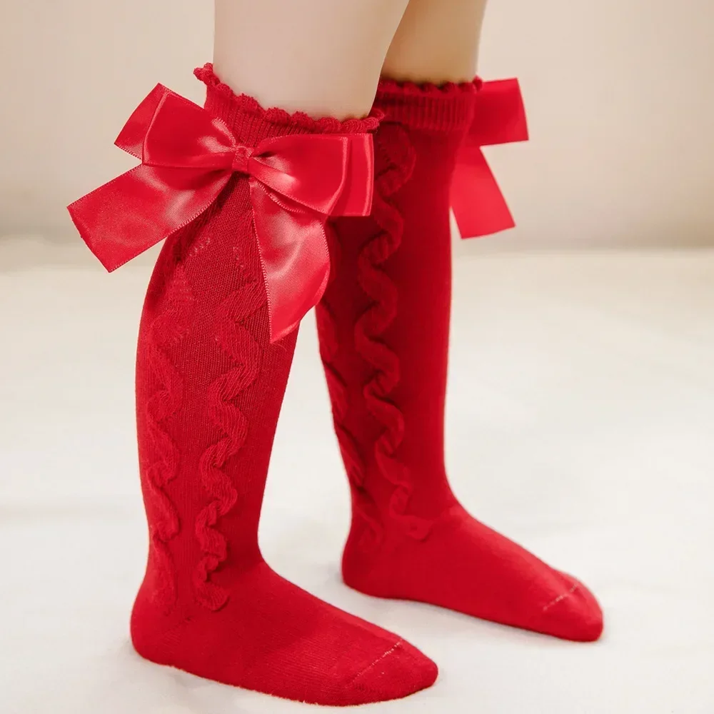 Red Bow Tie Knee High Tube Girls Socks Christmas Infants Toddlers Stockings Soft Cotton Children Non Slip Floor Socks Baby Gifts
Red Bow Tie Knee High Tube Girls Socks Christmas Infants Toddlers Stockings Soft Cotton Children Non Slip Floor Socks Baby Gifts