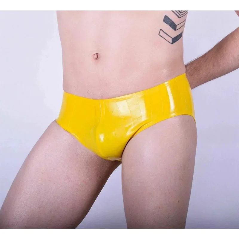 Male Latex Shorts Rubber Briefs Yellow Handmade Fetish Underwear Short Pants (No Zip)
Male Latex Shorts Rubber Briefs Yellow Handmade Fetish Underwear Short Pants (No Zip)