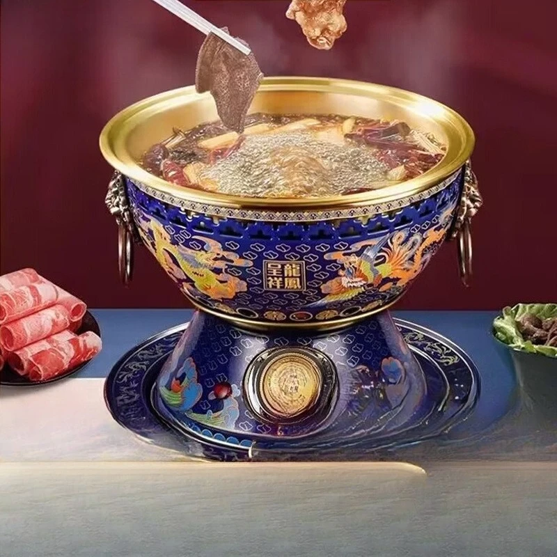 Copper hot pot household and commercial hot pot shop special plug-in single small hot pot alcohol brass thickened old-fashio
Copper hot pot household and commercial hot pot shop special plug-in single small hot pot alcohol brass thickened old-fashio