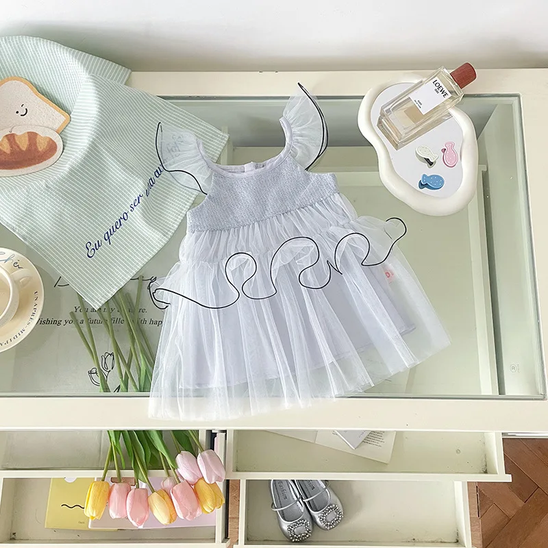 2026 New Summer Kids Dress Cute Fly Sleeve with Angel Wing Design Lovely Fairy Style Thin Breathable Fabric Cool To Wear
2026 New Summer Kids Dress Cute Fly Sleeve with Angel Wing Design Lovely Fairy Style Thin Breathable Fabric Cool To Wear