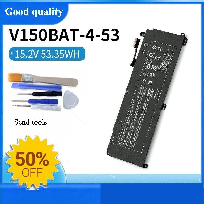 New V150BAT-4-53 Laptop Battery For Hasee Z8-DA7NP G8-DA7NT Clevo CV15S02 Notebook Battery
New V150BAT-4-53 Laptop Battery For Hasee Z8-DA7NP G8-DA7NT Clevo CV15S02 Notebook Battery