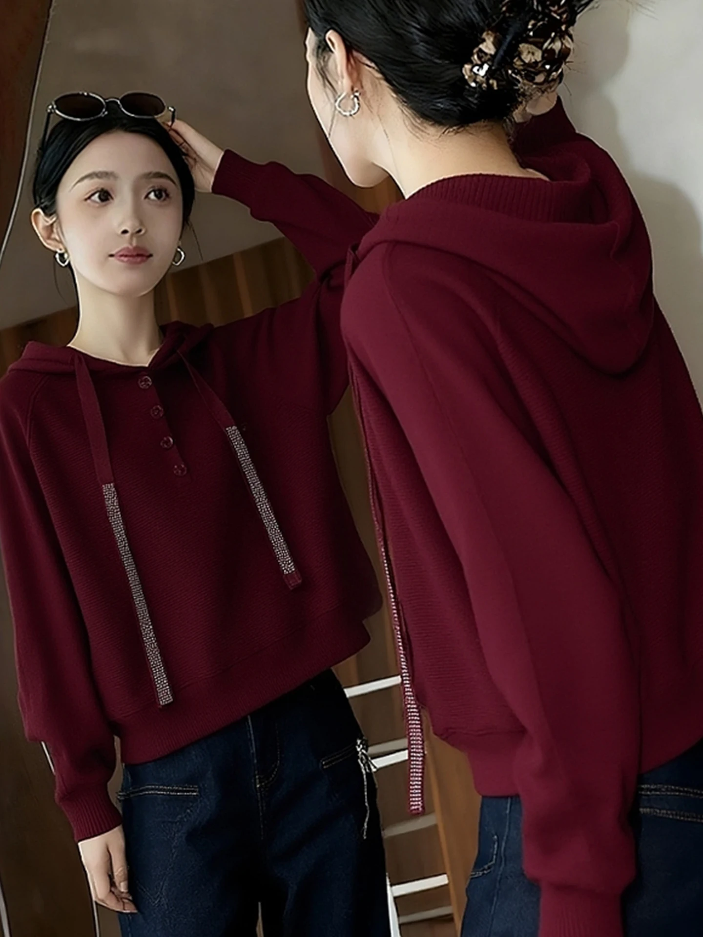 Красный вязаный свитер Cisas с длинным рукавом, женский базовый топ, универсальный, высококачественный, европейский бренд, зимняя мода 2025
Красный вязаный свитер Cisas с длинным рукавом, женский базовый топ, универсальный, высококачественный, европейский бренд, зимняя мода 2025