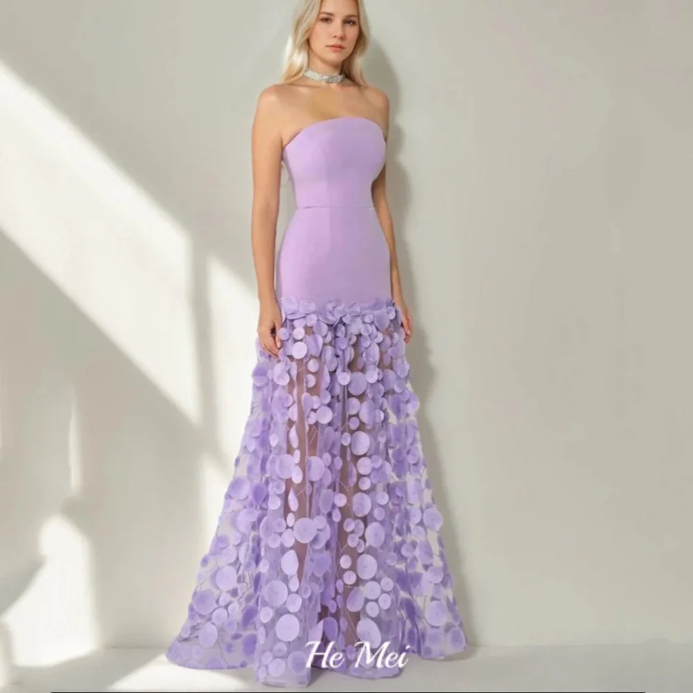 Customized Prom Dress Strapless A Line Tulle Appliques Party Gowns Illusion Floor Length Evening Dress فساتين سهرة
Customized Prom Dress Strapless A Line Tulle Appliques Party Gowns Illusion Floor Length Evening Dress فساتين سهرة