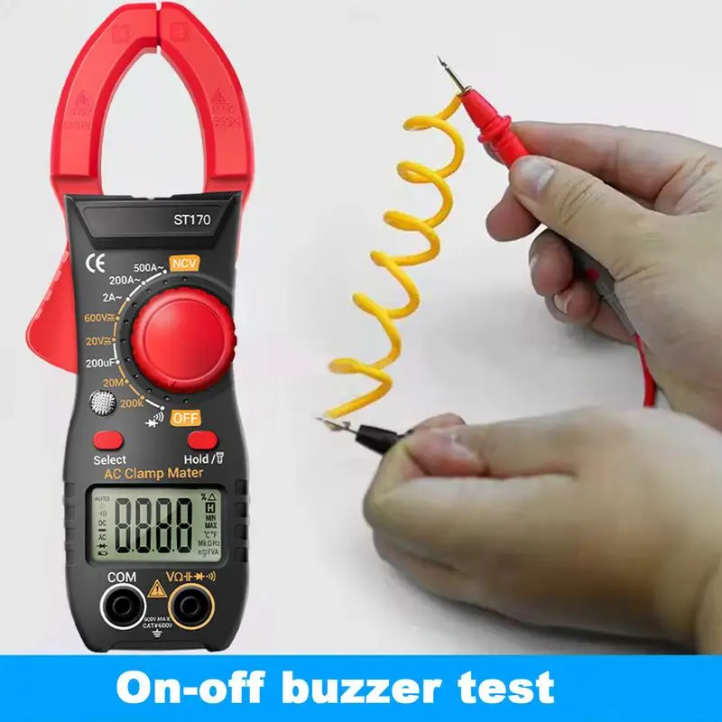 Electric Meter Tester Smart Clamp Current Meter 500A Electrician Tools AC Current Live Wire Test Amp Voltage Tester With AC/DC
Electric Meter Tester Smart Clamp Current Meter 500A Electrician Tools AC Current Live Wire Test Amp Voltage Tester With AC/DC