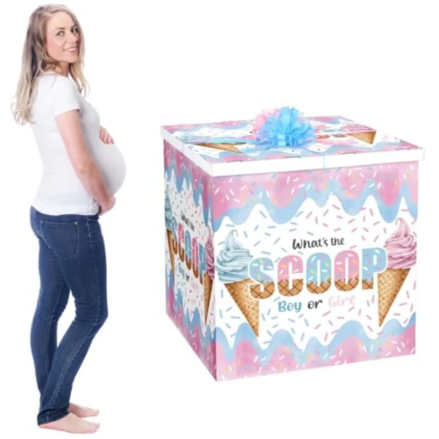 28in Jumbo Gender Reveal Gift Box Kit with Oversized Box Giant Pull s f Gender Reveal Baby Shower Birthday Party Dec
28in Jumbo Gender Reveal Gift Box Kit with Oversized Box Giant Pull s f Gender Reveal Baby Shower Birthday Party Dec