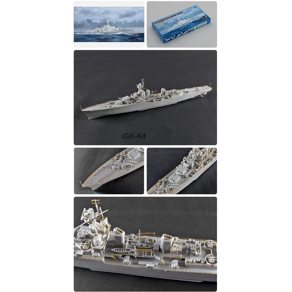 Trumpeter 05375 1:350 Scale French Light Cruiser Georges Leygues Ship Boats Assembly Building Plastic Model Kit
Trumpeter 05375 1:350 Scale French Light Cruiser Georges Leygues Ship Boats Assembly Building Plastic Model Kit