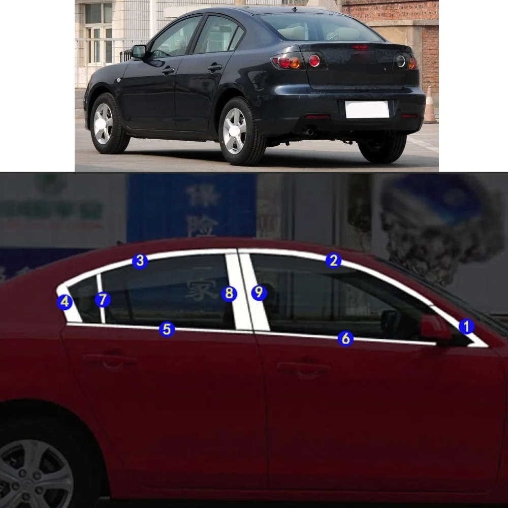 Car Sticker Garnish Pillar Window Middle Strip Trim Frame Hoods For Mazda 3 Mazda3 2006 2007 2008 2009 2010 2011 2012 2013
Car Sticker Garnish Pillar Window Middle Strip Trim Frame Hoods For Mazda 3 Mazda3 2006 2007 2008 2009 2010 2011 2012 2013