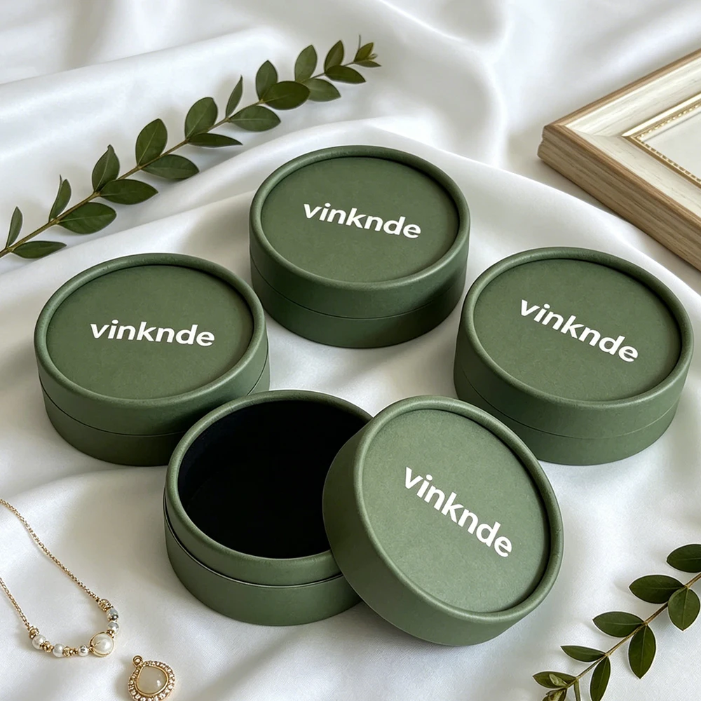 10x5cm Round Cardboard Paper Jewelry Storage Box Custom Logo Ring Earring Necklace Brooch Gifts Packaging Box With Sponge Insert
10x5cm Round Cardboard Paper Jewelry Storage Box Custom Logo Ring Earring Necklace Brooch Gifts Packaging Box With Sponge Insert