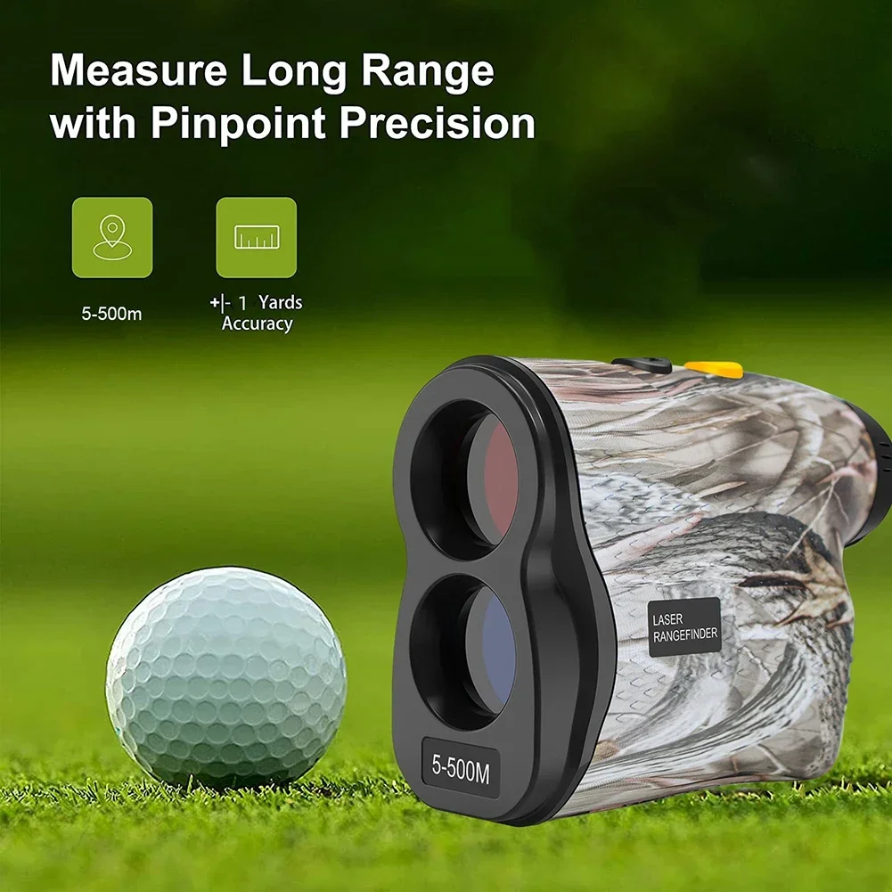 Golf-Monocular Range Finder Portable Camouflage Golf Rangefinder with 6X Magnification Measure Distance up to 500m
Golf-Monocular Range Finder Portable Camouflage Golf Rangefinder with 6X Magnification Measure Distance up to 500m