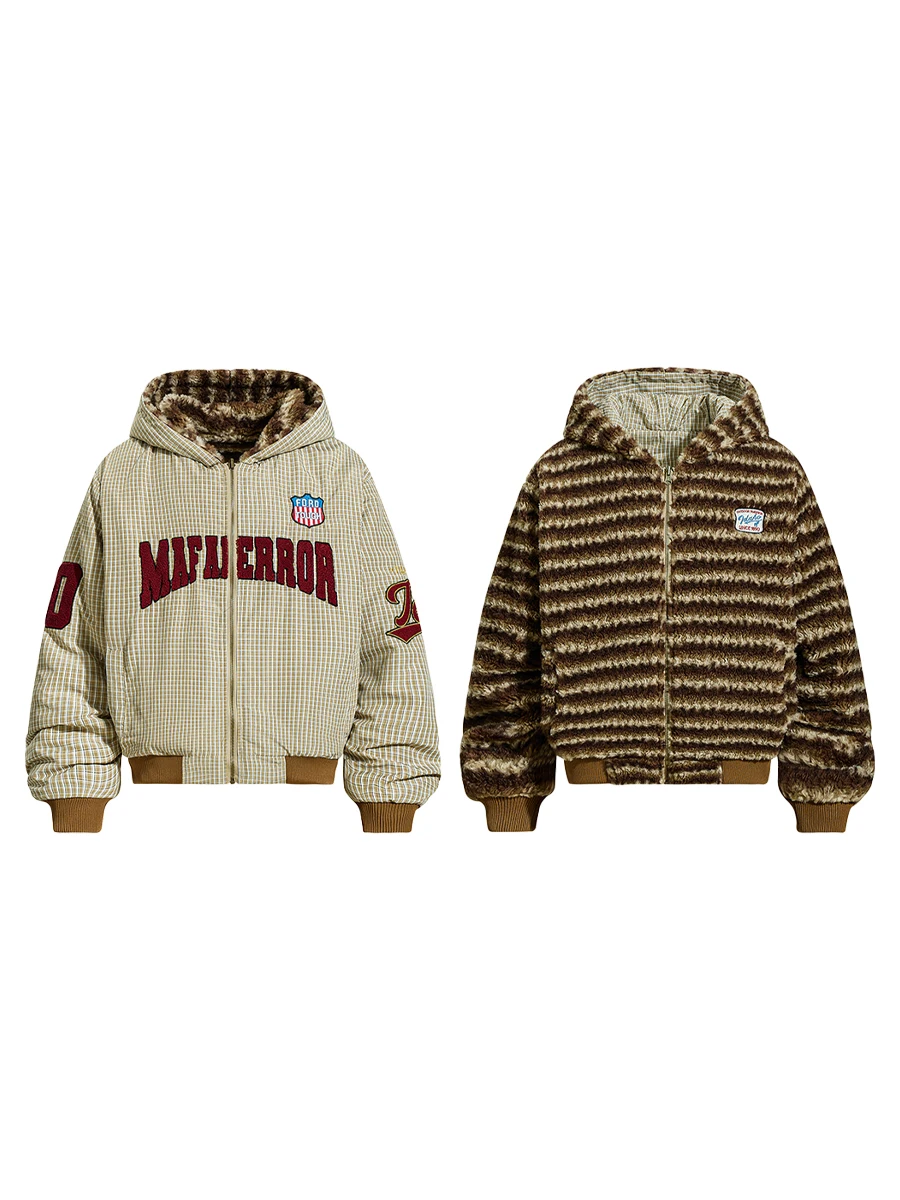 Куртка TR Bruift American Style с капюшоном, на флисовой подкладке, двусторонняя, хлопковая, в стиле ретро, свободного кроя, молодежная, повседневная верхняя одежда
Куртка TR Bruift American Style с капюшоном, на флисовой подкладке, двусторонняя, хлопковая, в стиле ретро, свободного кроя, молодежная, повседневная верхняя одежда