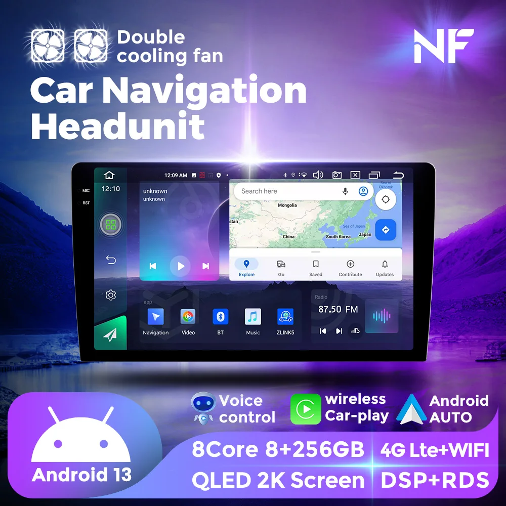 9 "10" Android 13 Универсальный автомобильный GPS-радио авто Мультимедийный видеоплеер Беспроводной Carplay Android Auto для Hyundai Nissan Toyota
9 "10" Android 13 Универсальный автомобильный GPS-радио авто Мультимедийный видеоплеер Беспроводной Carplay Android Auto для Hyundai Nissan Toyota