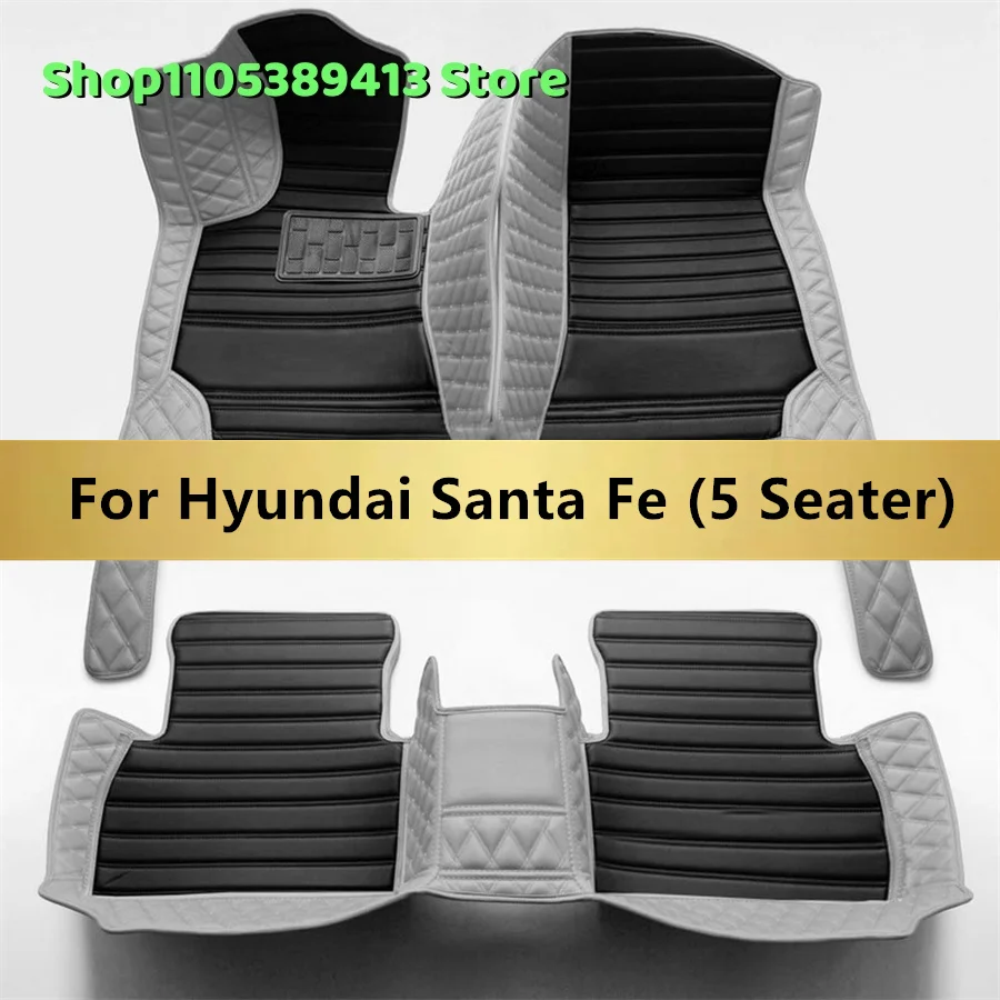 Artificial leather Custom Car Floor Mats For Hyundai Santa Fe (5 Seater) 2018 2017 2016 2015 Car Mat Accessories Mats Carpets
Artificial leather Custom Car Floor Mats For Hyundai Santa Fe (5 Seater) 2018 2017 2016 2015 Car Mat Accessories Mats Carpets