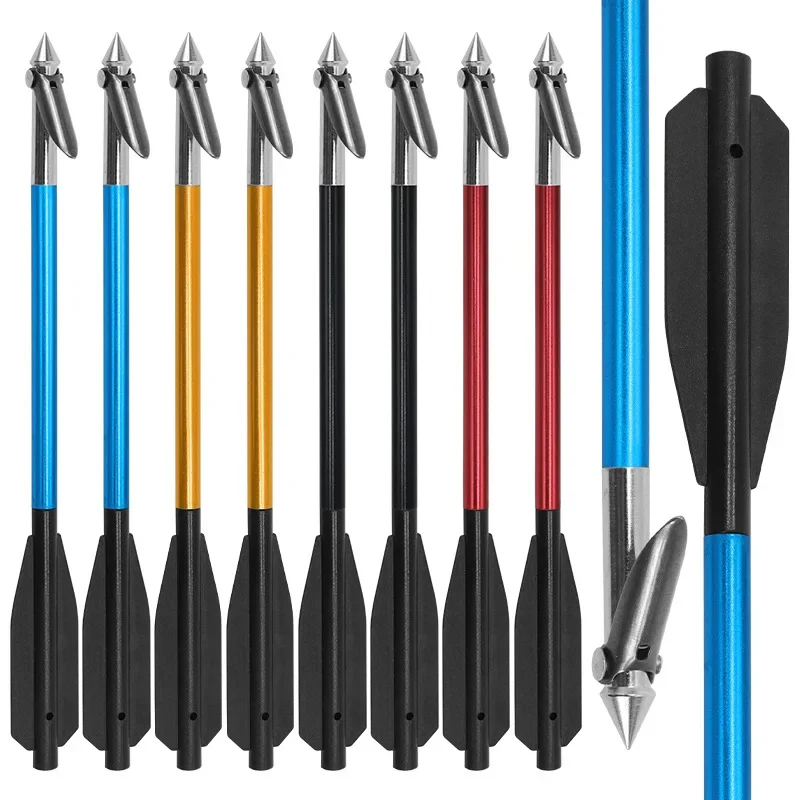 Fishing Short Arrow Metal Aluminum Shaft Short Arrow 6.8 Inches Diameter 6mm Fishing Hunting Darts 6PCS Four Colors
Fishing Short Arrow Metal Aluminum Shaft Short Arrow 6.8 Inches Diameter 6mm Fishing Hunting Darts 6PCS Four Colors