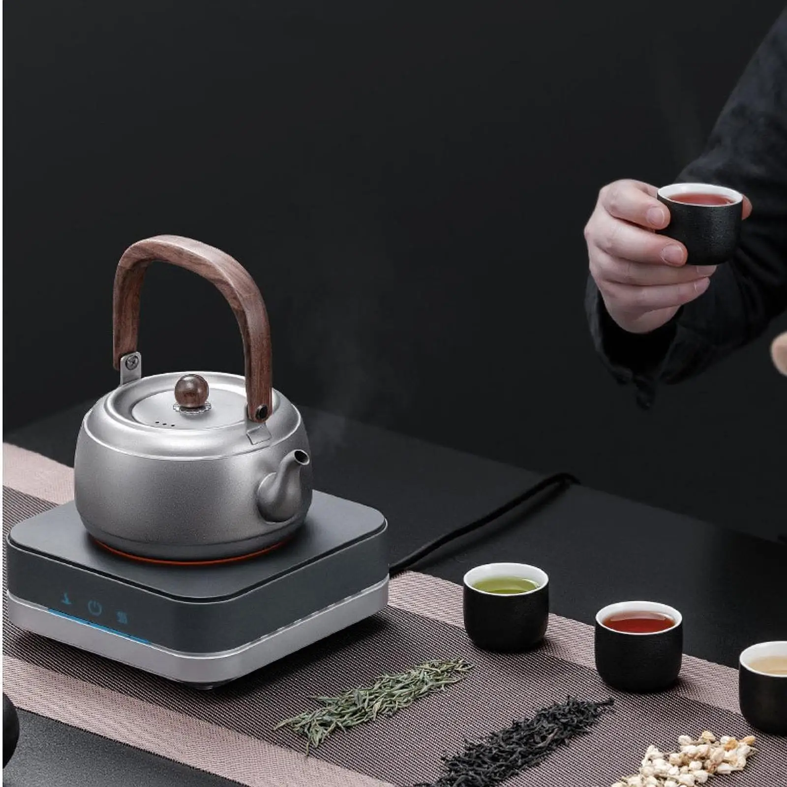 Camping Kettle Tea Kettle with Lid for Boiling Water Coffee Tea Pot Titanium Water Pot for Backpacking Fishing Picnic Camping
Camping Kettle Tea Kettle with Lid for Boiling Water Coffee Tea Pot Titanium Water Pot for Backpacking Fishing Picnic Camping