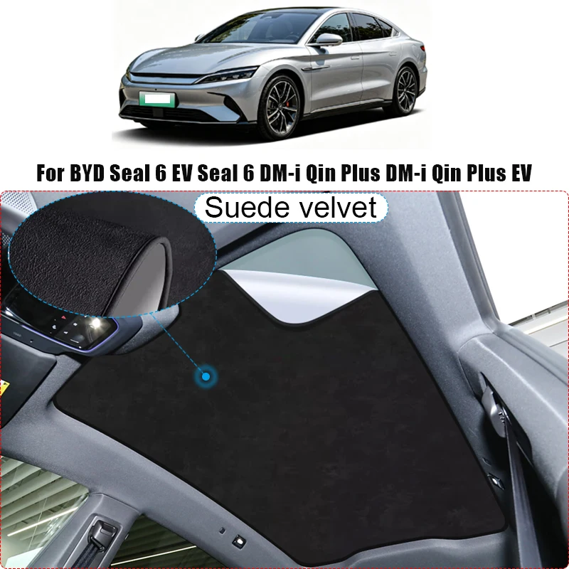 For BYD Seal 6 Qin Plus EV/DM-i Upgrade Suede Silicone Suction Sunroof Sunshade Glass Roof Sunshade Front Rear Sunroof Skylight
For BYD Seal 6 Qin Plus EV/DM-i Upgrade Suede Silicone Suction Sunroof Sunshade Glass Roof Sunshade Front Rear Sunroof Skylight