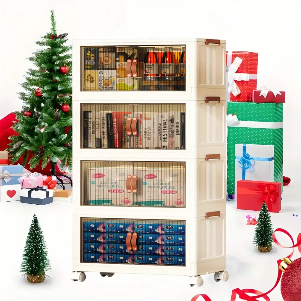 Layers Collapsible Storage Box, Large Double Open Storage Box, Large Storage Box With Lid And Wheel, Can Store Clothes, Snacks,
Layers Collapsible Storage Box, Large Double Open Storage Box, Large Storage Box With Lid And Wheel, Can Store Clothes, Snacks,